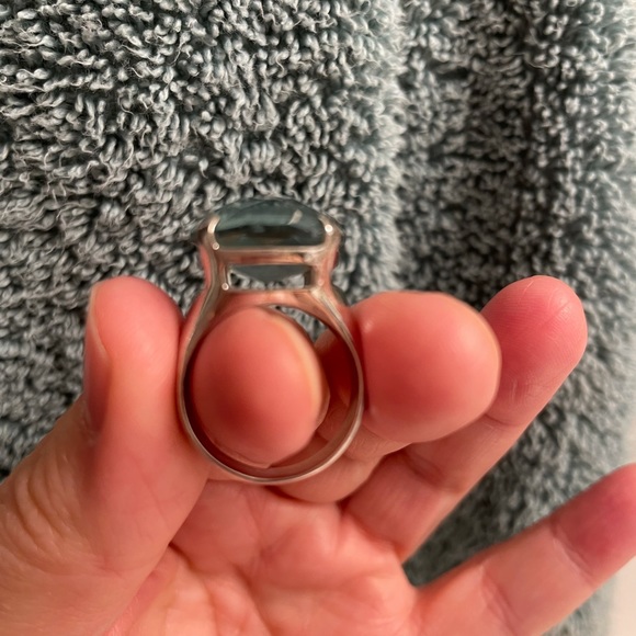 Swarovski Indian Sapphire Blue Merlin Ring 55 (7M) - Picture 11 of 12